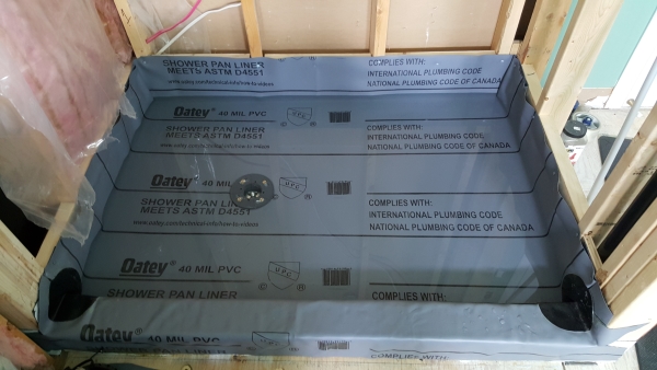 Oatey shower liner